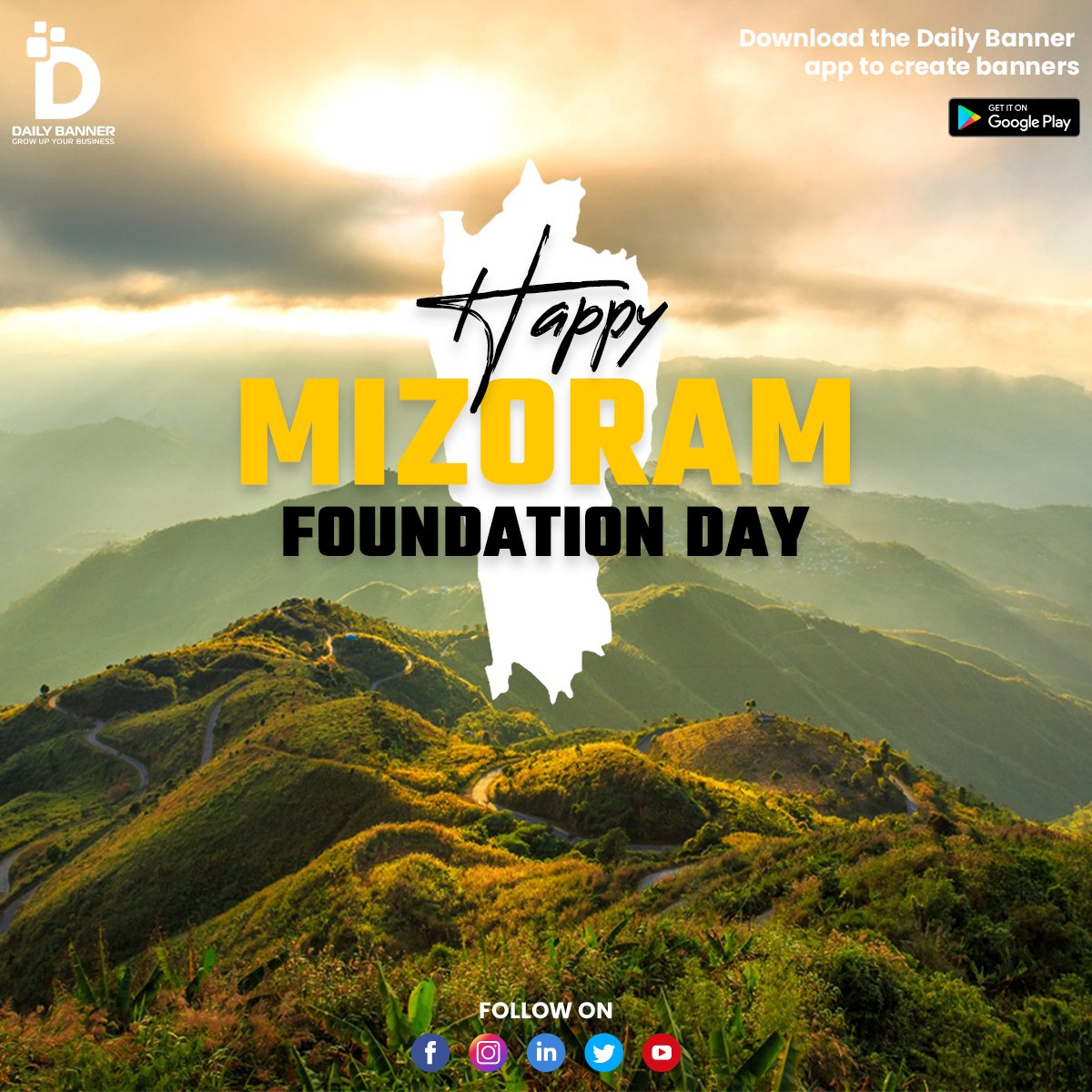 20th February 2024 Mizoram Foundation Day HD Photos